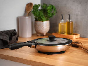 MIXED FRYING PAN WITH DETACHABLE HANDLE 5-PC SET - 7