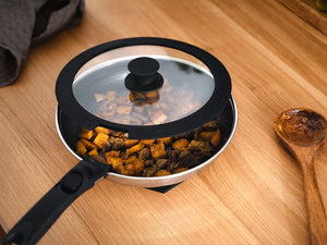 GLASS LID SET FOR DETACHABLE HANDLE – 26/28 CM - 5