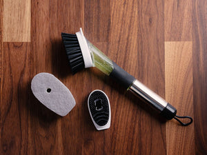 DISH BRUSH HEAD - HARD - 2