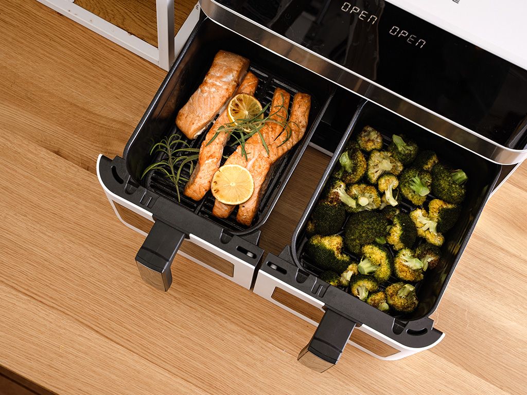 AIRFRYER - DUAL - COMPLETE SET - 13