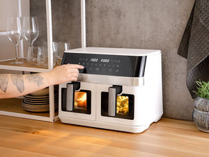 AIRFRYER - DUAL - COMPLETE SET - 15