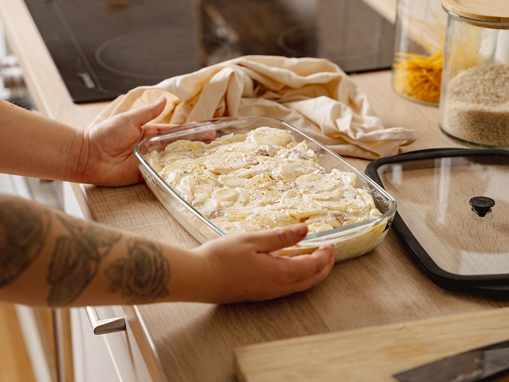 OVENPROOF GLASS DISH - 2L - 2