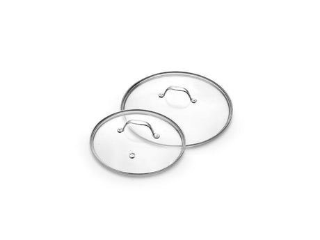 GLASS LID SET 20/24 CM – 2 PIECES - 1