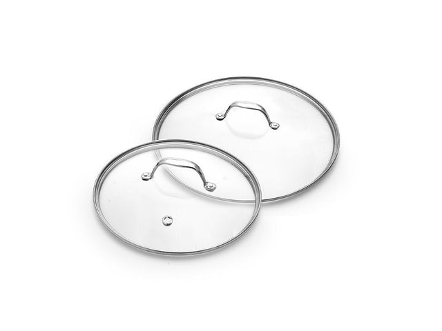 GLASS LID SET 26/30 CM – 2 PIECES - 1