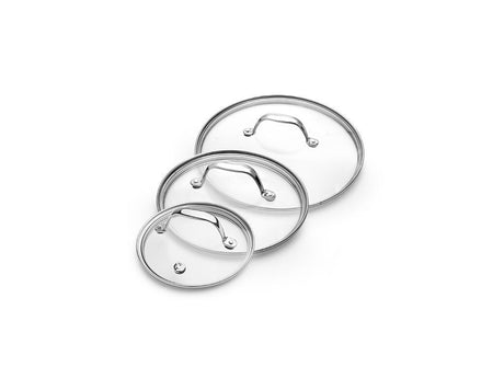 GLASS LID SET 14/20/24 CM – 3 PIECES - 1