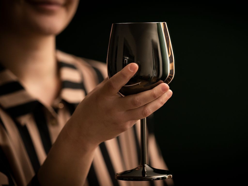 STAINLESS STEEL WINE GLASS - 3