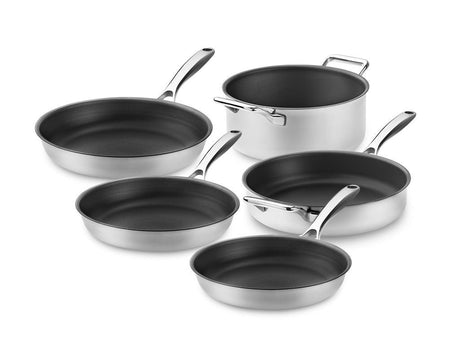 ZERO – NATURAL NON-STICK COOKWARE SET – 5PCS - 1