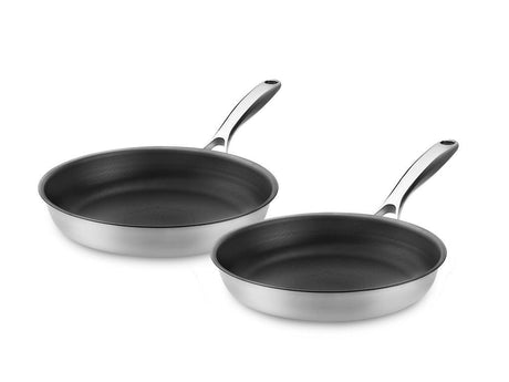 ZERO – NATURAL NON-STICK FRYING PAN SET – 2PCS - 1