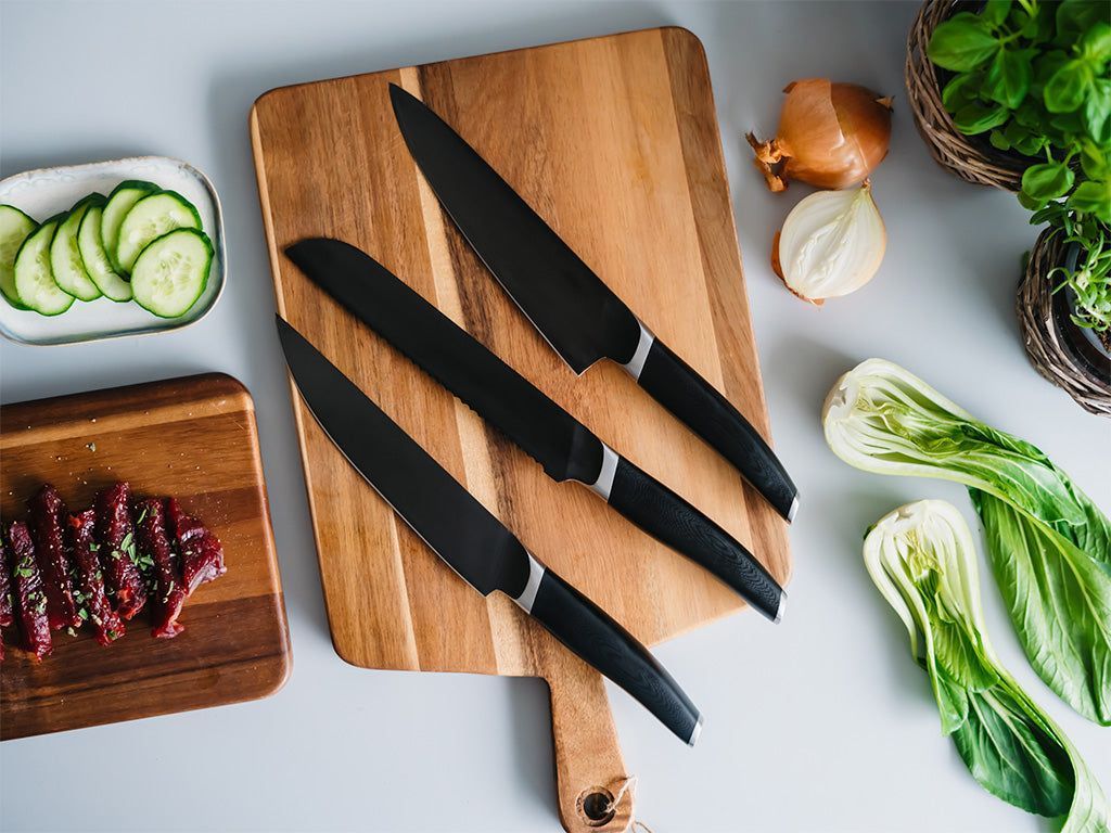 3-PCS CHEF-SLICE-BREAD KNIFE SET - 2